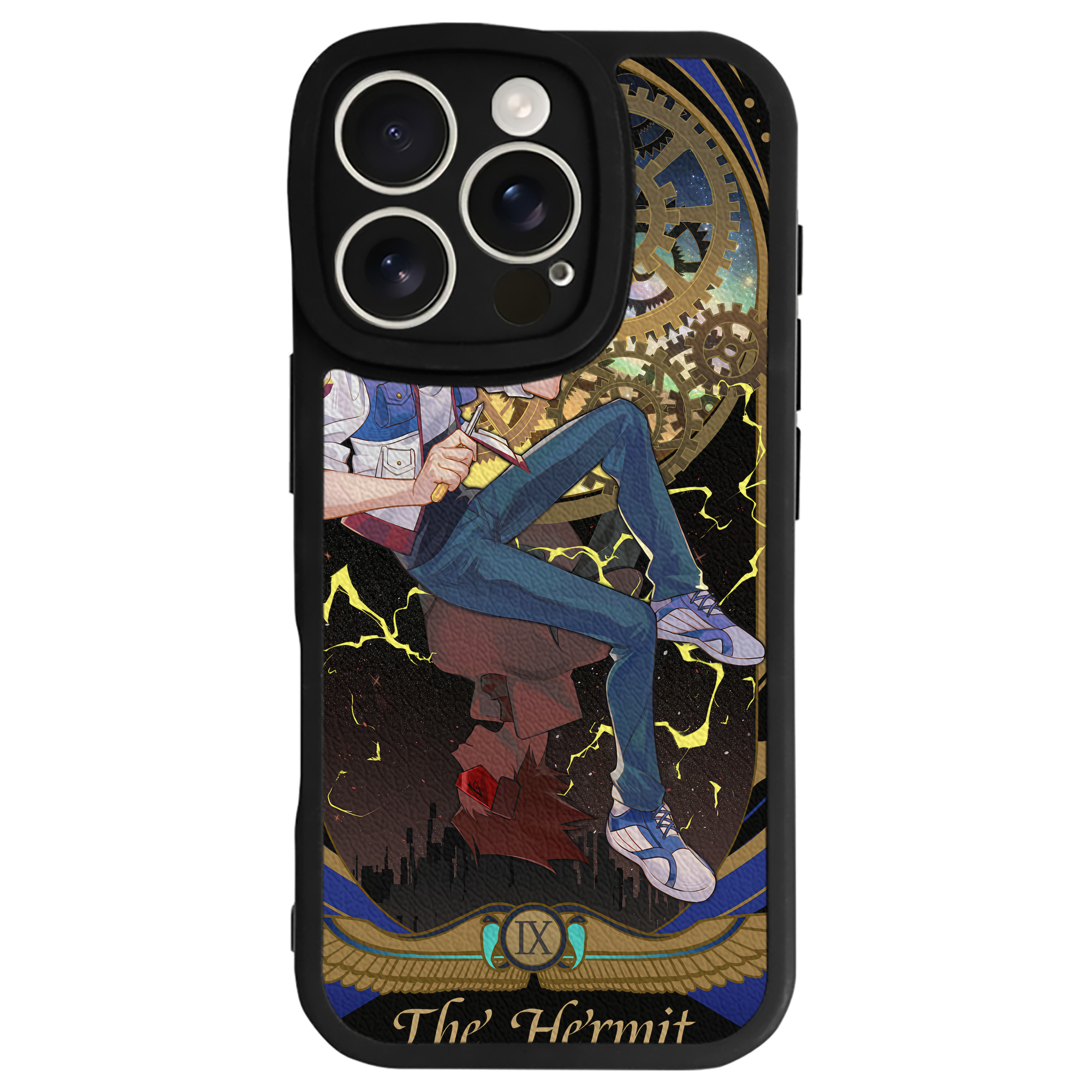 （画像用） 遊☆戯☆王 Yu-Gi-Oh! 【iPhone 16シリーズ対応】シリコンスマホケース（レザー調） 材質：シリコン